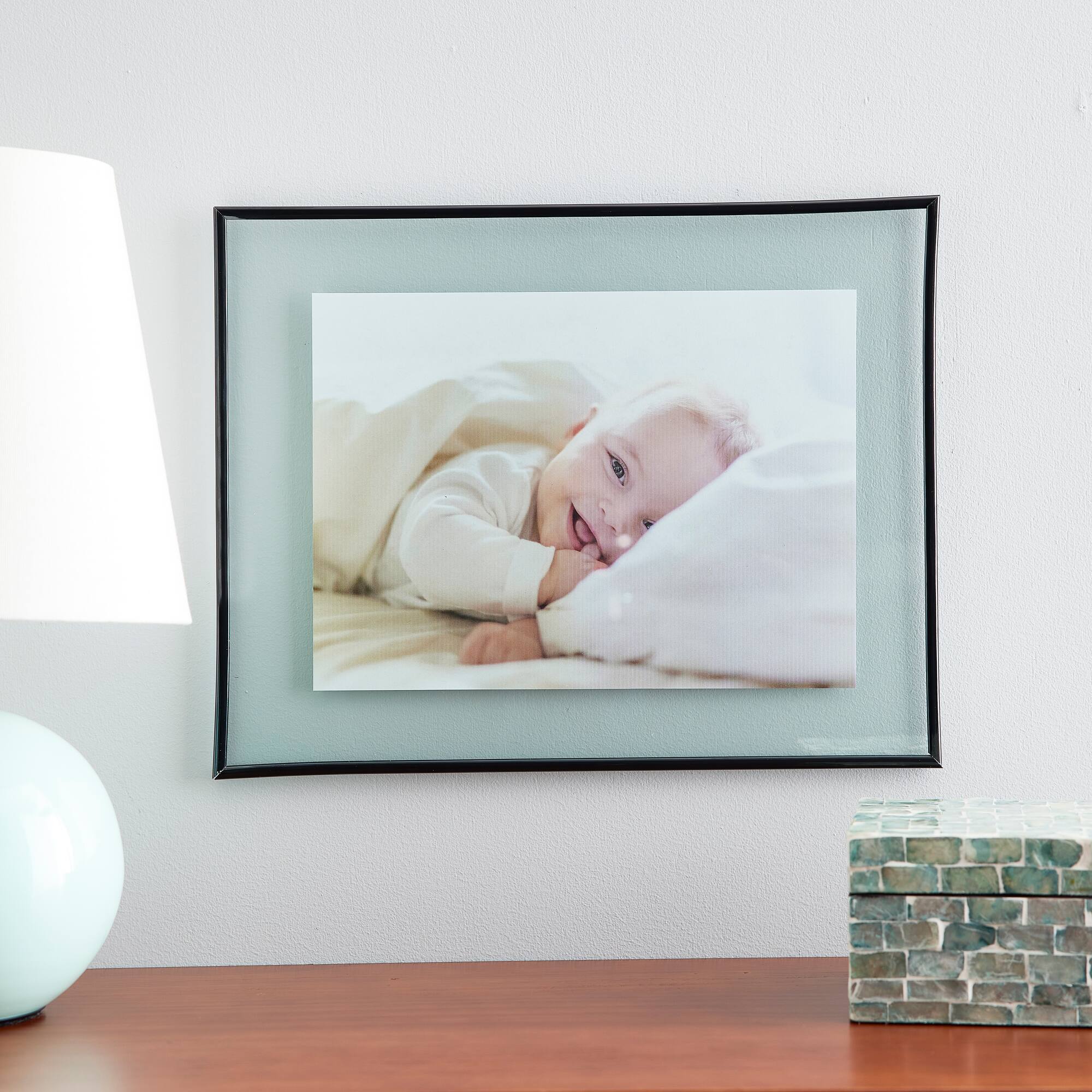 Basics Black Thin Float Frame by Studio Décor